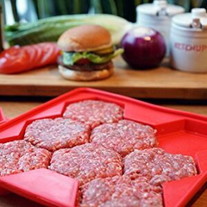 Burger Master Innovative 8 in 1 Burger Press and Freezer Container