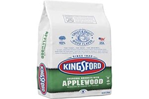 kingsford original charcoal briquettes with applewood, bbq charcoal for grilling – 16 pounds