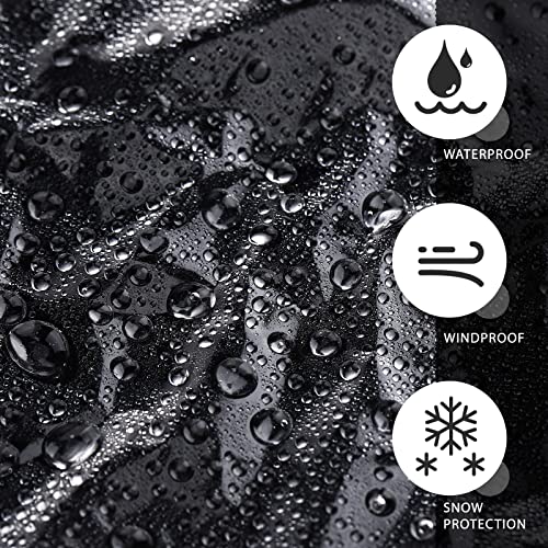 60 Inch Clear BBQ Grill Cover Plastic Heavy Duty Waterproof Outdoor Furniture Cover Gas Grill Covers UV Resistant for Charbroil Grills and More