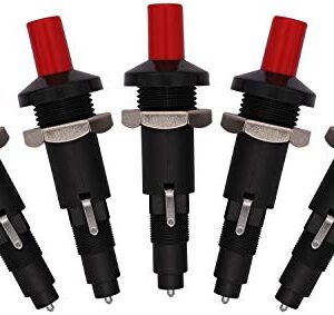 METER STAR Gas Heater 2 Outlet Piezo Igniter Spark Plug Push Button Ceramic Igniter Pack of 5 PCS