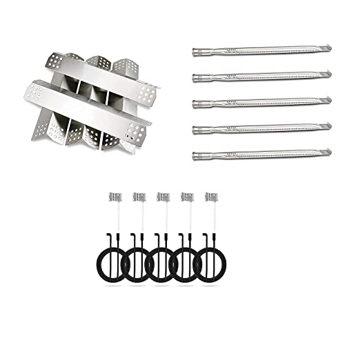 Uniflasy Burner Heat Plate Ignition Electrode Replacement Part Grill Repair Part Kit for Home Depot Nexgrill 720-0925P 720-0882A, 720-0896B, 720-0896E, 5 Pack