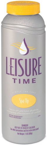 LEISURE TIME A Bright and Clear Cleanser for Spas and Hot Tubs, 32 fl oz & Time 22339A Spa Up Balancer for Hot Tubs, 2 lbs