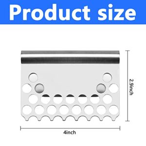 Food Fighter Mesh Screen Blocks,Stainless Steel Food Blocker From Falling into Tray,Griddle Cooking Accessories for Black Stone Grills and Other Grills (1)