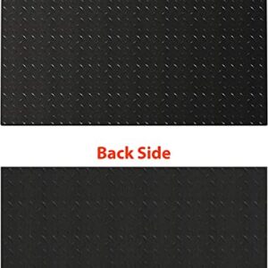 Calvana 65”x36” Multipurpose Fire-Resistant Mat - Large Composite Vinyl Grill Splatter Mat, Gym Equipment Mat, or Garage Floor Oil Mat - Protect all Surfaces from Grease and Oil - Very Easy to Clean