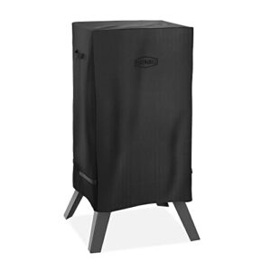 pure grill 30-inch smoker bbq grill cover for electric vertical smokers – universal fit, heavy-duty, waterproof, fade resistant fabric (cover – 19″ x 17″ x 30″)