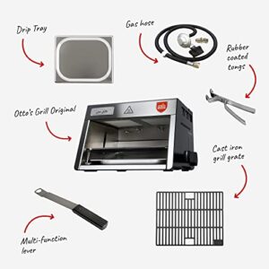 The Otto Grill Original, Infrared Steak Grill from Otto Wilde, 1500°F in 3 Minutes, Integrated Grill Drawer, 100% Stainless Steel