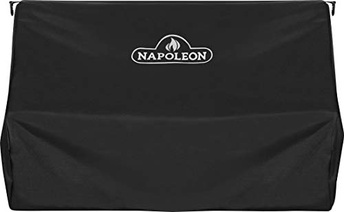 Napoleon BBQ Grill Cover for Built-in Prestige PRO 665 Gas Grill Head - Black BBQ Cover, Water Resistant, UV Protected, Air Vents, Hanging Loops, for Built-in BBQ Grill Heads