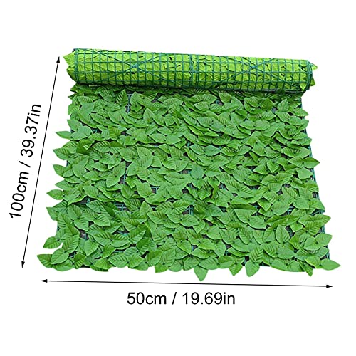 CYCTECH Artificial Ivy Privacy Fence Screen, 40 x 20 inch Faux Ivy Leaves Hedge Fence and Vine Decoration for Home Outdoor, Garden, Yard Christmas Decoration,Green (G)