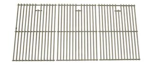 grill parts zone stainless cooking grid for uniflame gbc772w, gbc772w-c, gbc873w, gbc873w-c, gbc873wng, gbc873wng-c gas models, set of 3