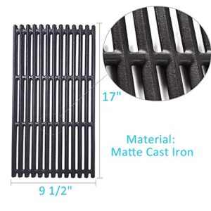 BBQration 17 x 9 1/2 inch Cooking Grid Replacement for Charbroil Tru-Infrared 463255020 463257520 463255721 463242715 463242716 463276016 466242715 46624271 466242815 466242816, G541-0016-W2