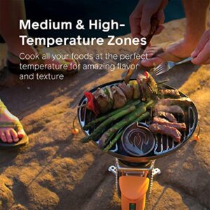 BioLite, CampStove Portable Tabletop Grill for CampStove 2, Wood-Fired Grill Attachment