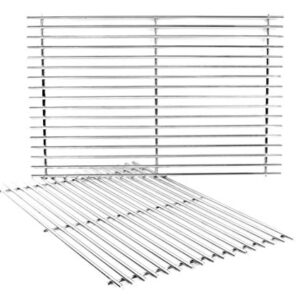 DELSbbq 7528 Stainless Steel Cooking Grates Replacement for Weber Genesis E and S Series 300 E310 E320 S310 S320 Gas Grills,19.5 inch #304 Stainless Steel