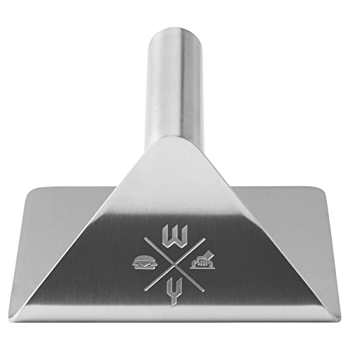 Winston York Stainless Steel Burger Smasher | Professional Grade Burger Press for Flat Top Grill or Indoor Pan