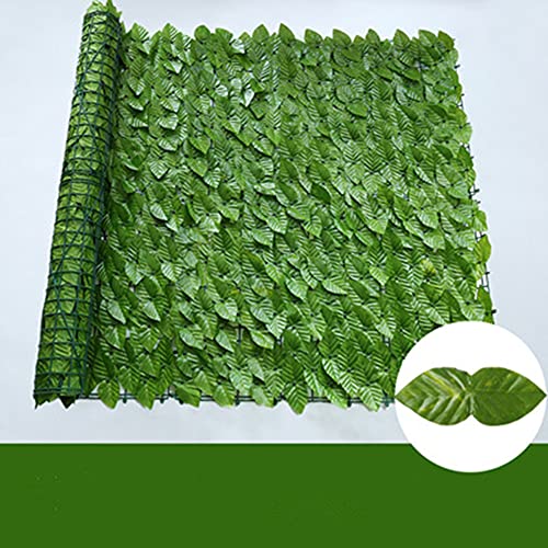 Artificial Ivy Privacy Fence Screen,19.6x118inch Artificial Hedges Fenceand Faux Ivy Vine Leaf Decoration for Outdoor Garden Porch Patio Home Yard