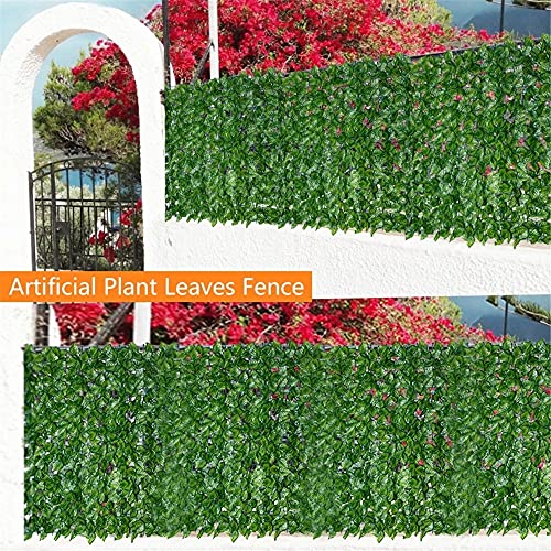 Artificial Ivy Privacy Fence Screen,19.6x118inch Artificial Hedges Fenceand Faux Ivy Vine Leaf Decoration for Outdoor Garden Porch Patio Home Yard