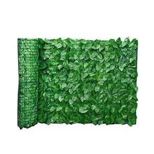 Artificial Ivy Privacy Fence Screen,19.6x118inch Artificial Hedges Fenceand Faux Ivy Vine Leaf Decoration for Outdoor Garden Porch Patio Home Yard