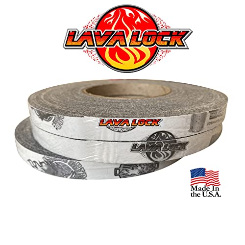 1/2" x 1/8" LavaLock High Temp BBQ Gasket Smoker Seal for Nomex Door Lid, Self Stick Grey