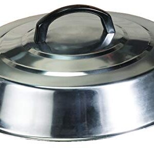 Blackstone Griddle Accessories - 12 Inch Round Basting Cover - Stainless Steel - Cheese Melting Dome and Steaming Cover - Best for Use in Flat Top Grill Cooking Indoor or Outdoor