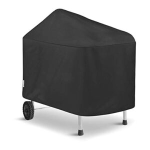 unicook grill cover compatible for weber performer deluxe grills 22-inch, performer charcoal grill cover, heavy duty waterproof fade resistant barbecue cover, compared to weber 7152