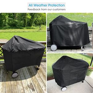 Unicook Grill Cover Compatible for Weber Performer Deluxe Grills 22-Inch, Performer Charcoal Grill Cover, Heavy Duty Waterproof Fade Resistant Barbecue Cover, Compared to Weber 7152