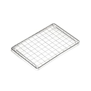 replacement lfgb food grade certificated barbecue grid for kenluck mini charcoal grill, 1 pack