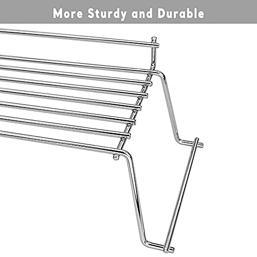 Uniflasy 65054 Grill Warming Rack for Weber Genesis 300 Series Genesis E310 E320 E330, S310 S320, S330(Not Fit Genesis II 300 Grills) 23 1/2 Inch Stainless Steel Grates Warming Grate for 81323, 62749