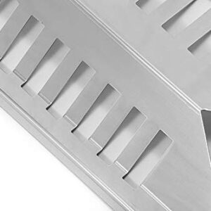 DcYourHome Grill Heat Plate Replacement for Select Broil-Mate 24025HNT 30030HNT and Master Forge 30030MSF, Stainless Steel Heat Tent Shield Plate for Select Fiesta Gas Grills