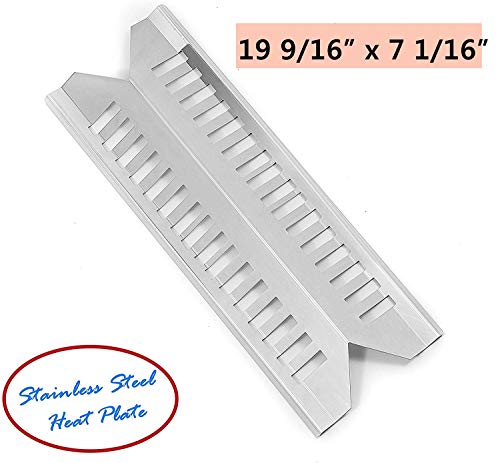 DcYourHome Grill Heat Plate Replacement for Select Broil-Mate 24025HNT 30030HNT and Master Forge 30030MSF, Stainless Steel Heat Tent Shield Plate for Select Fiesta Gas Grills
