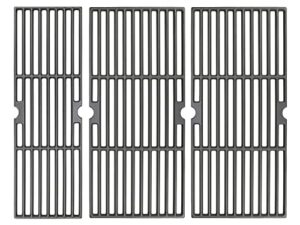 shengyongh cc475 (3-pack) 18 inch matte cast iron grates replacement for charbroil performance 4 burner 463376018p2, 463376117, 463377117, 463673617, 463377017, 463347017