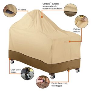 Classic Accessories Veranda Water-Resistant 60 Inch Kamado Ceramic BBQ Grill Cover