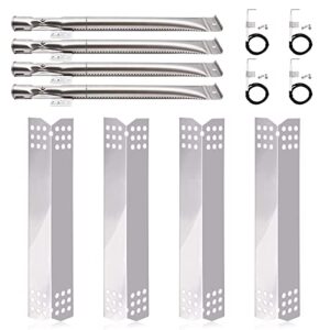 yiming grill replacement parts for home depot nexgrill 4 burner 720-0830h, 720-0783e, bhg 720-0783h, 720-0783w grill parts. stainless steel heat plates, burners and igniters for ken/more 122.33492410