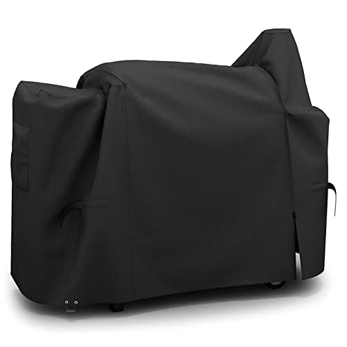 SHINESTAR Upgraded Grill Cover for Pit Boss Austin XL Pellet Grill, Special Zipper Design, Heavy Duty & Waterproof, Black