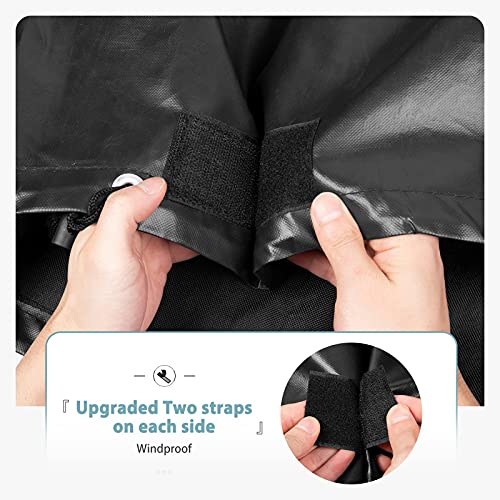 SHINESTAR Upgraded Grill Cover for Pit Boss Austin XL Pellet Grill, Special Zipper Design, Heavy Duty & Waterproof, Black