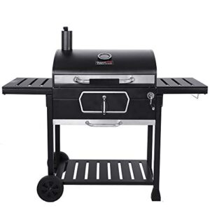 royal gourmet cd2030an 30-inch charcoal grill, deluxe bbq smoker picnic camping patio backyard cooking, black
