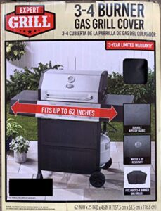 expert grill 3-4 burner gas grill cover fits up to 62″