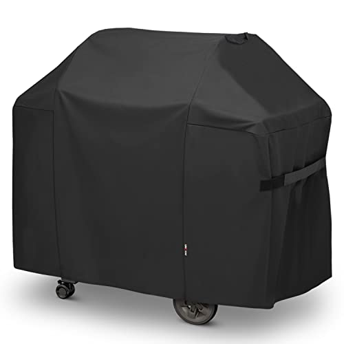 Unicook 58 Inch Grill Cover for Weber Genesis II, Genesis II LX 300 Series and Genesis 300 Series Gas Grills, Heavy Duty Waterproof Barbecue Cover, Fade Resistant BBQ Cover, Compared to Weber 7130