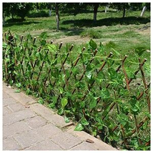 Artificial Expanding Fence Privacy Faux Ivy Fencing Expandable Plant Climbing Lattices Trellis Ivy Vine Leaf Decoration for Outdoor Decor, Gardenecor,Home Decorations,Privacy Screens Protection (B)