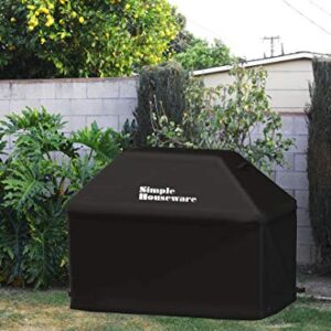 Simple Houseware 72-inch Waterproof Heavy Duty Gas BBQ Grill Cover, Weather-Resistant Polyester