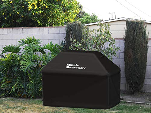 Simple Houseware 72-inch Waterproof Heavy Duty Gas BBQ Grill Cover, Weather-Resistant Polyester