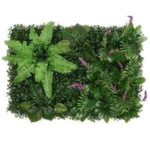 dettelin 40x60cm artificial grass panel, mixing plant green hedge plant screen, faux hedge green plant background decorative wall for home wedding decor