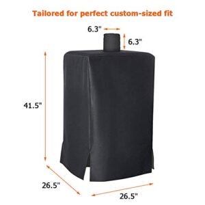NEXCOVER 73550 Pellet Smoker Cover, 600D Heavy Duty BBQ Grill Cover for Pit Boss Grills 77550 5.5 and 5 Series PBV5P1, pro Series 4 Vertical Pellet Smokers PBV4PS1