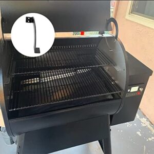 Right Side Grill Lid Door Stop Arc for to Fit Most Traeger Grills, Compatible with Traeger Pro Series 22, Pro Series 34, Pro 780 And More - Installation Hardware not Included (BCA002 Right Side)