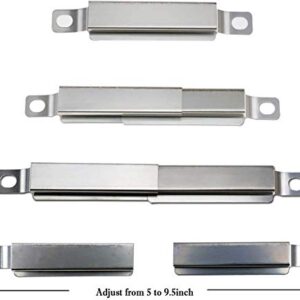 Shengyongh S475 (2-Pack) 16 15/16" Heat Plates SS15494 (2-Pack) Burner Replacement for Charbroil Performance 463625217 463625219 463673517 463342119 463377319