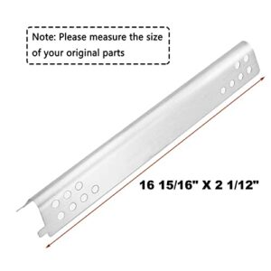 Shengyongh S475 (2-Pack) 16 15/16" Heat Plates SS15494 (2-Pack) Burner Replacement for Charbroil Performance 463625217 463625219 463673517 463342119 463377319