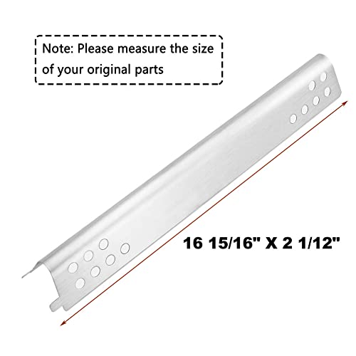 Shengyongh S475 (2-Pack) 16 15/16" Heat Plates SS15494 (2-Pack) Burner Replacement for Charbroil Performance 463625217 463625219 463673517 463342119 463377319