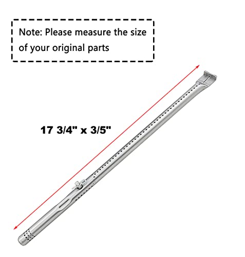 Shengyongh S475 (2-Pack) 16 15/16" Heat Plates SS15494 (2-Pack) Burner Replacement for Charbroil Performance 463625217 463625219 463673517 463342119 463377319