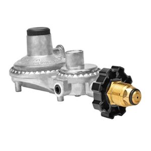 only fire horizontal two stage propane regulator with pol connection and 3/8″ female npt fitting