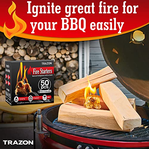 Fire Starters for Indoor Fireplace, Campfires, Wood Stove, Grill, Charcoal Chimney, Fire Pit, BBQ Accessories - Charcoal Starter, Fatwood Fire Starter Sticks, Tumbleweeds Fire Starter - Firestarter