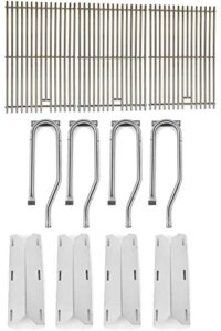 repair kit for 720-0337, 720-0586a, 720-0586a gas grill includes 4 stainless heat plates and 4 stainless steel burners and stainless steel grates