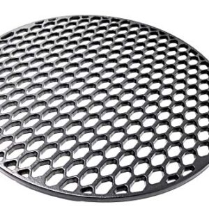 Aura outdoor products Cast Iron Grill Grate for 22 Inch Weber Kettle Grill - Works Great on The Weber Kettle, Weber Performer, Barrel Grills, Recteq Bullseye - Better Sear Marks